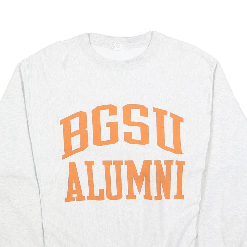 CHAMPION REVERSE WEAVE Mens Grey BGSU Alumni Crew Neck M Cotton Sweatshirt