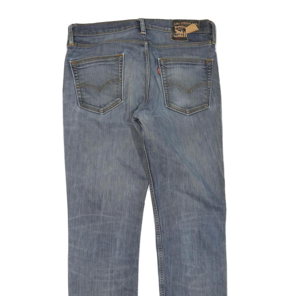 LEVI'S 511 Slim Womens Jeans Blue Regular Slim Denim Medium W34 L32 Classic Fit