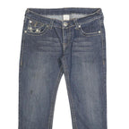TRUE RELIGION Womens Jeans Blue Regular Straight Denim Medium W30 L25 Authentic