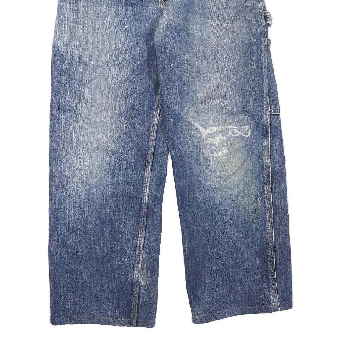 CARHARTT Mens Regular Fit Blue Denim Straight Leg W34 L26 Workwear Jeans