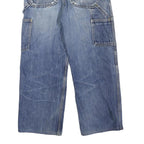 CARHARTT Mens Regular Fit Blue Denim Straight Leg W34 L26 Workwear Jeans