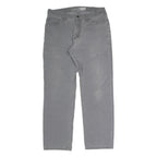 CARHARTT Mens Cotton Blend Grey Regular Straight Trousers W32 L28 Workwear