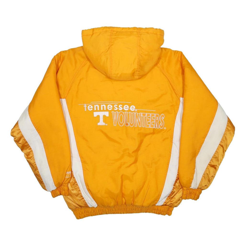 LOGO 7 Mens Yellow & White Tennessee Volunteers Hooded Jacket M Nylon Zip Plain