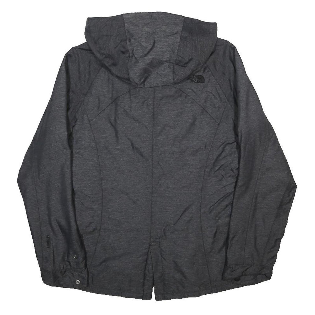 THE NORTH FACE Womens Grey Zip Jacket M Polyester Blend Outdoor Hooded