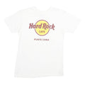 HARD ROCK CAFE Womens White Punta Cana Graphic T-Shirt S Short Sleeve Crew Neck