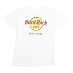 HARD ROCK CAFE Womens White Punta Cana Graphic T-Shirt S Short Sleeve Crew Neck