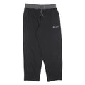 CHAMPION Mens Joggers Black & Grey Regular Tapered M W32 L30 Cotton Blend