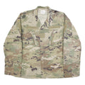 AMERICAN APPAREL Mens Green Camouflage Cotton Blend Jacket M Button Outdoor