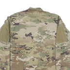 AMERICAN APPAREL Mens Green Camouflage Cotton Blend Jacket M Button Outdoor