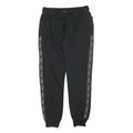 BENCH Womens Joggers Black S W28 L29 Cotton Blend Regular Fit Tapered Leg Logo