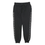 BENCH Womens Joggers Black S W28 L29 Cotton Blend Regular Fit Tapered Leg Logo