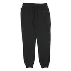 BENCH Womens Joggers Black S W28 L29 Cotton Blend Regular Fit Tapered Leg Logo
