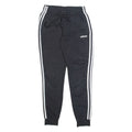 ADIDAS Mens Joggers Black Tapered S W26 L28