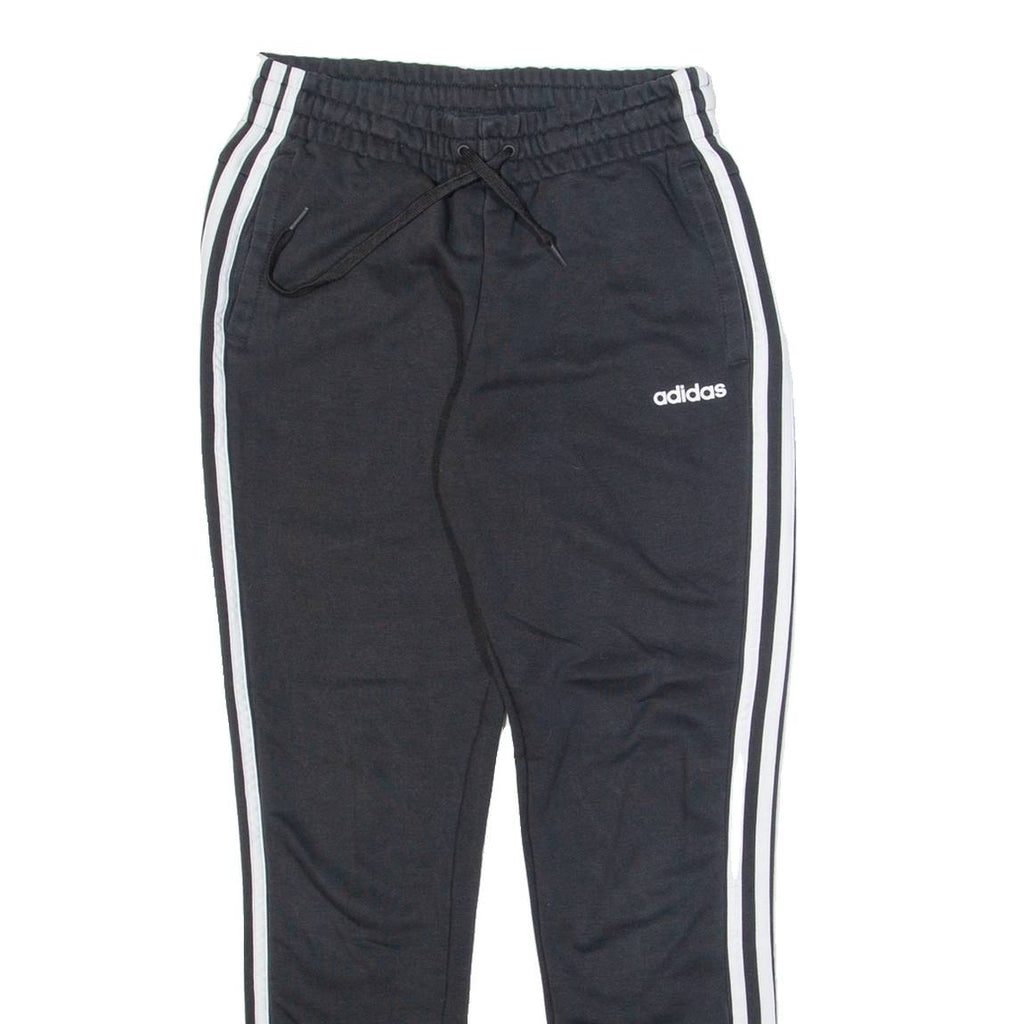 ADIDAS Mens Joggers Black Tapered S W26 L28