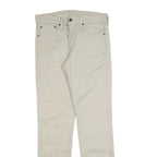 LEVI'S Mens Cotton Blend Beige Slim Skinny Trousers W31 L32 Casual Zip Fastening