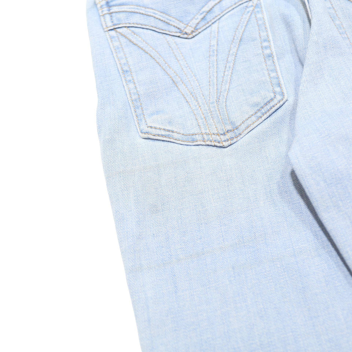 LEVI'S 721 Womens Slim Light Blue Denim Jeans Cotton Blend W22 L26 Slim Fit Zip