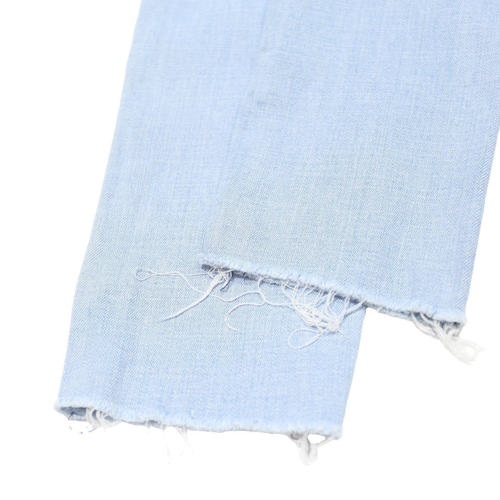 LEVI'S 721 Womens Slim Light Blue Denim Jeans Cotton Blend W22 L26 Slim Fit Zip