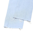 LEVI'S 721 Womens Slim Light Blue Denim Jeans Cotton Blend W22 L26 Slim Fit Zip