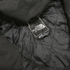 THE NORTH FACE Mens Black Outdoor Jacket L Nylon Zip Hooded Plain
