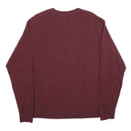 CHAMPION Mens Maroon MSU Bulldogs Graphic Long Sleeve Crew Neck T-Shirt L
