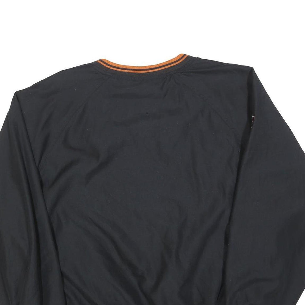 JOE GIBBS RACING Mens Black Orange Racing Jacket XL Polyester Blend Plain