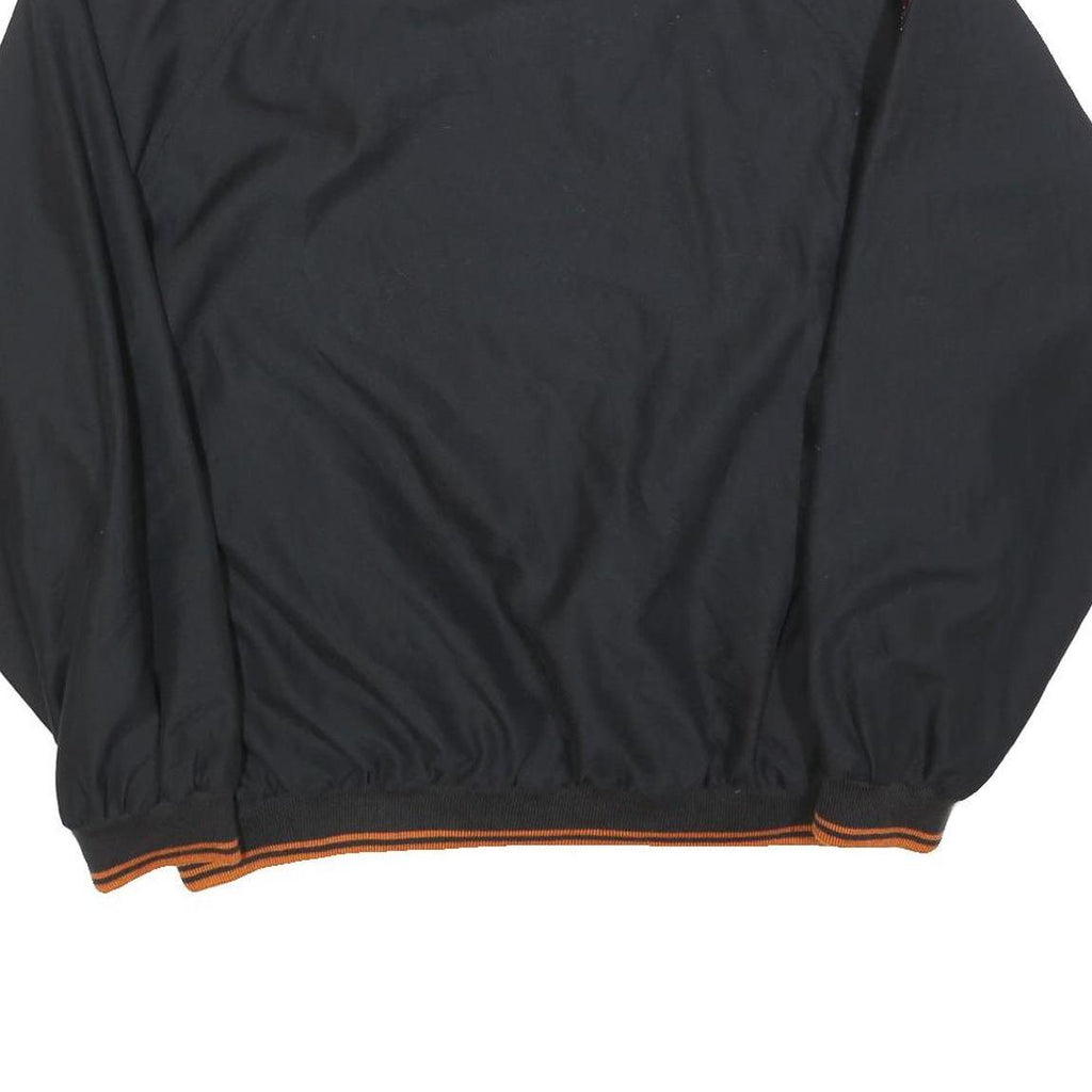 JOE GIBBS RACING Mens Black Orange Racing Jacket XL Polyester Blend Plain