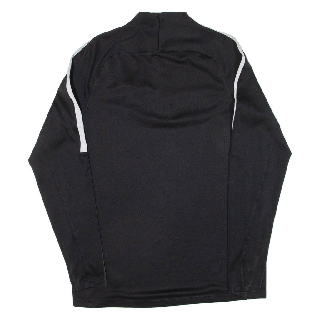 NIKE Paris Mens Sweatshirt Black 1/4 Zip M
