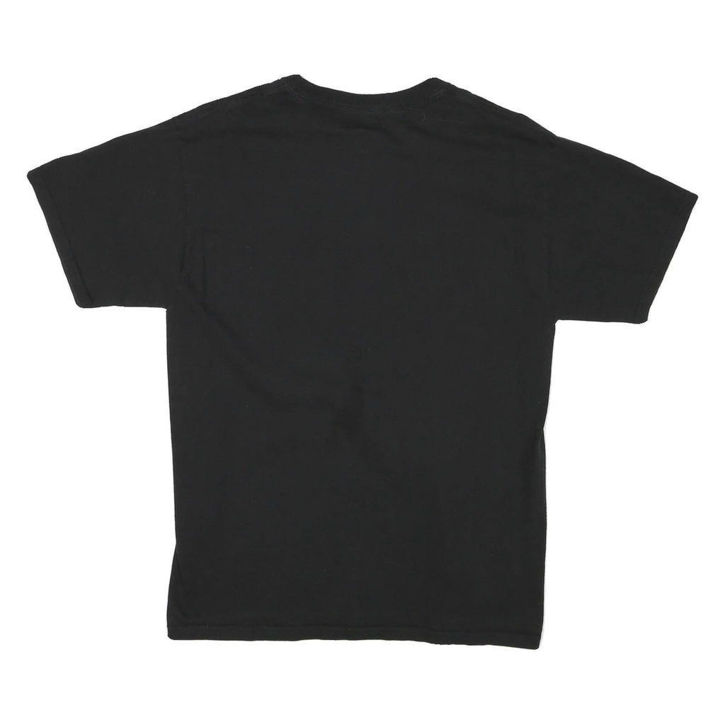CHAMPION Mens Black LMU Graphic T-Shirt M Short Sleeve Crew Neck Classic Cotton