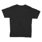 CHAMPION Mens Black LMU Graphic T-Shirt M Short Sleeve Crew Neck Classic Cotton