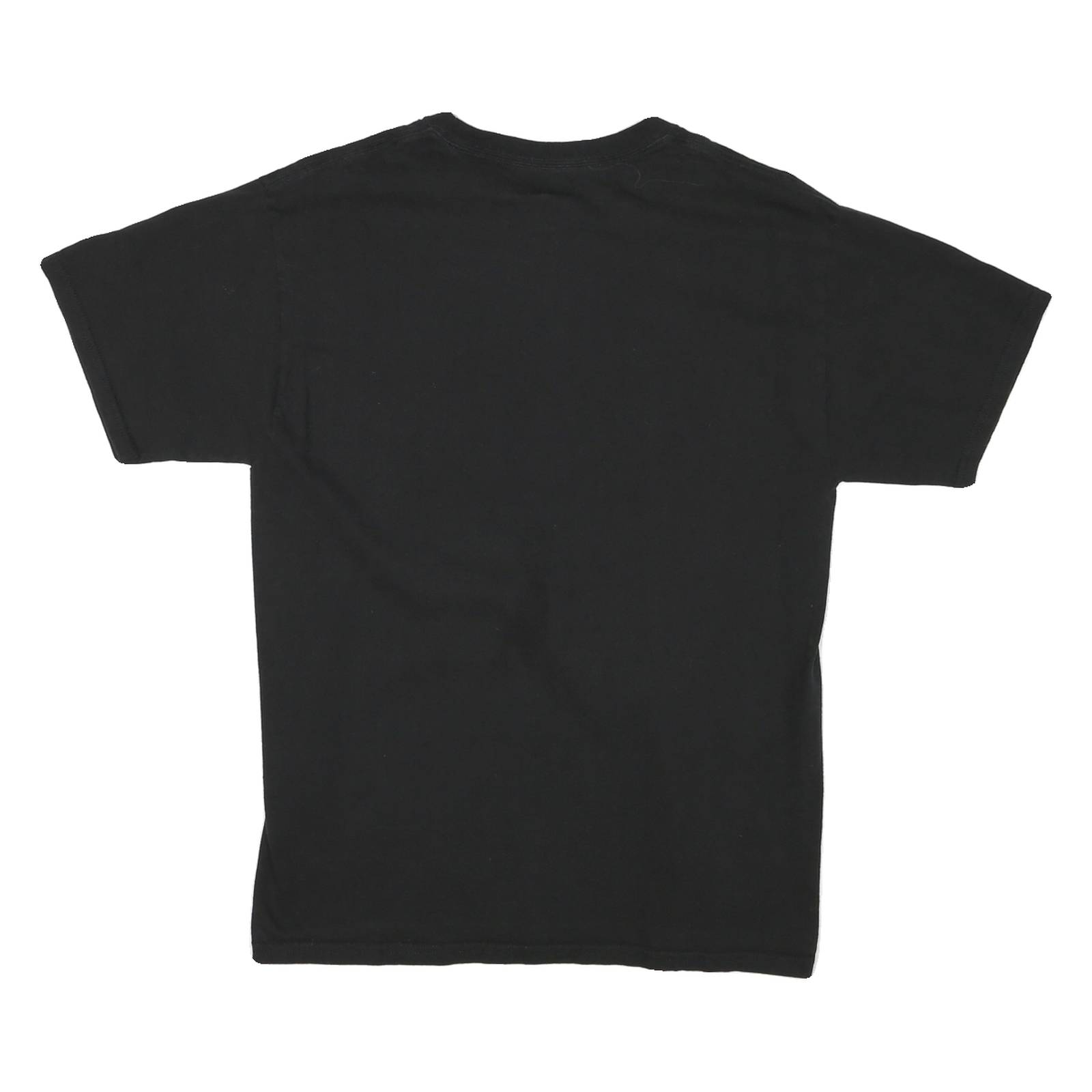 CHAMPION Mens Black LMU Graphic T-Shirt M Short Sleeve Crew Neck Classic Cotton