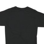 CHAMPION Mens Black LMU Graphic T-Shirt M Short Sleeve Crew Neck Classic Cotton