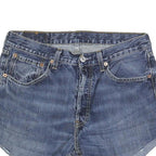 LEVI'S Womens Denim Blue Shorts M W32 Classic Fit Cut-Off Casual