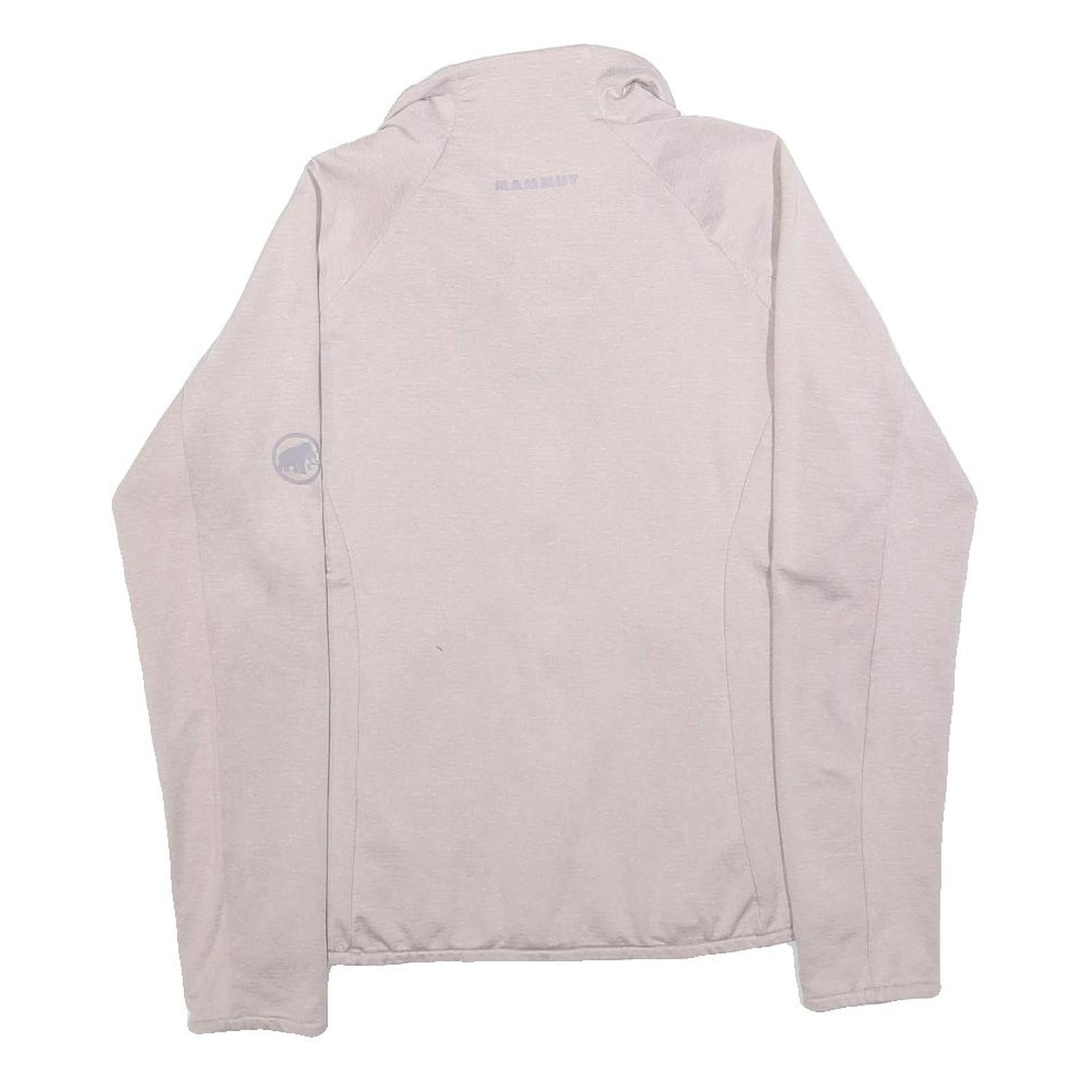 MAMMUT Womens Grey XS Polyester Jacket Zip Lightweight Outdoor Activewear