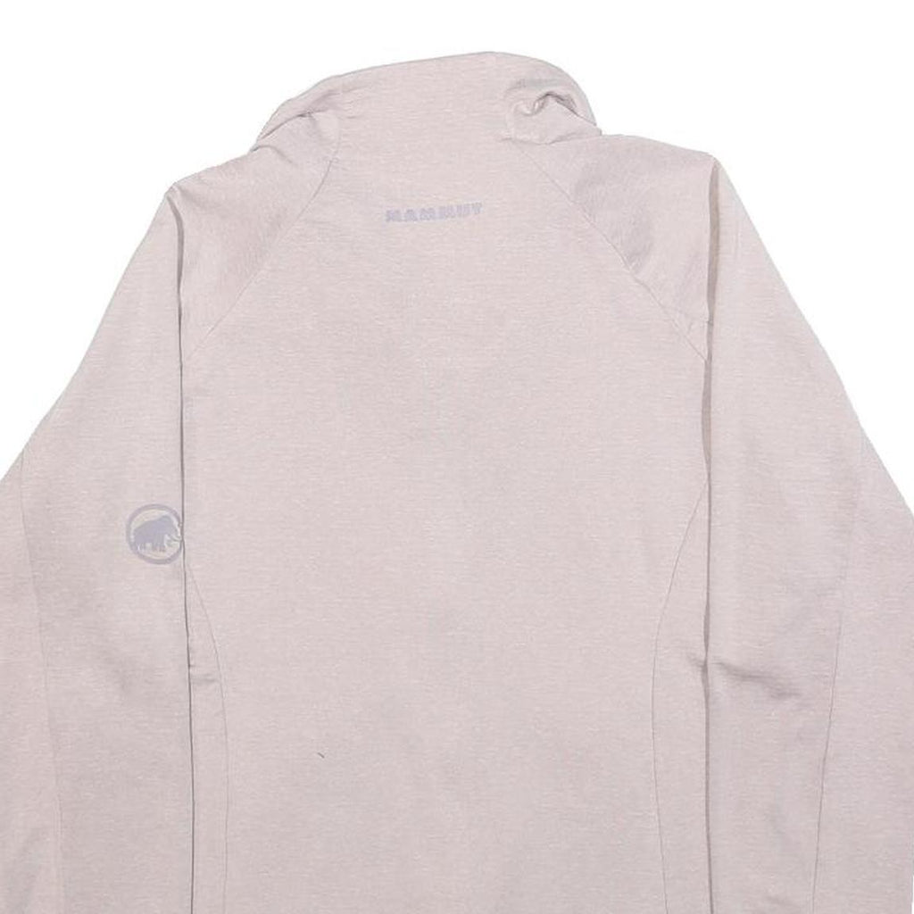 MAMMUT Womens Grey XS Polyester Jacket Zip Lightweight Outdoor Activewear