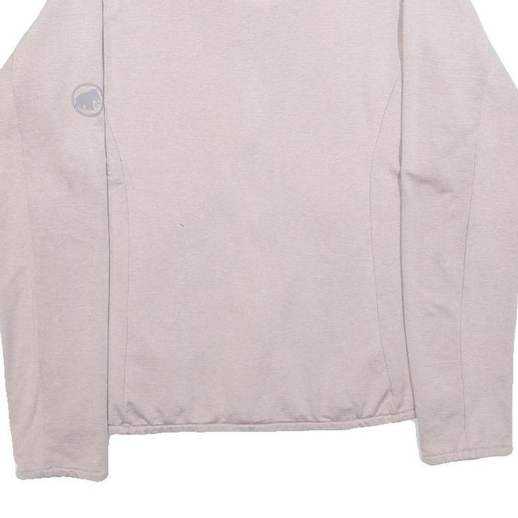 MAMMUT Womens Grey XS Polyester Jacket Zip Lightweight Outdoor Activewear
