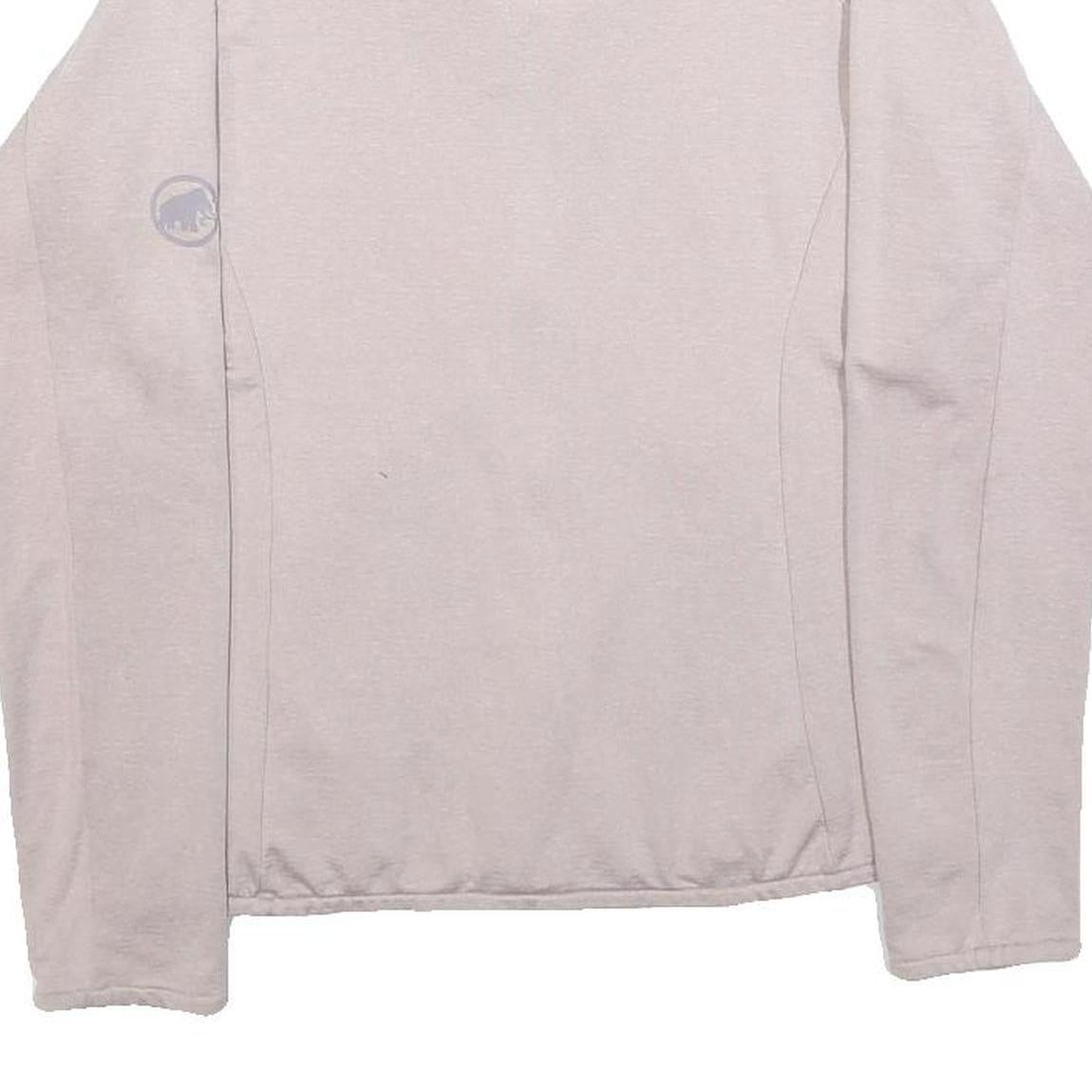 MAMMUT Womens Grey XS Polyester Jacket Zip Lightweight Outdoor Activewear