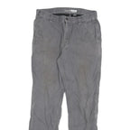 CARHARTT Mens Cotton Blend Grey Relaxed Straight Trousers W30 L30 Workwear