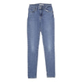 LEVI'S 721 High Rise Skinny Womens Jeans Blue Slim Denim Medium W27 L32 Stretch