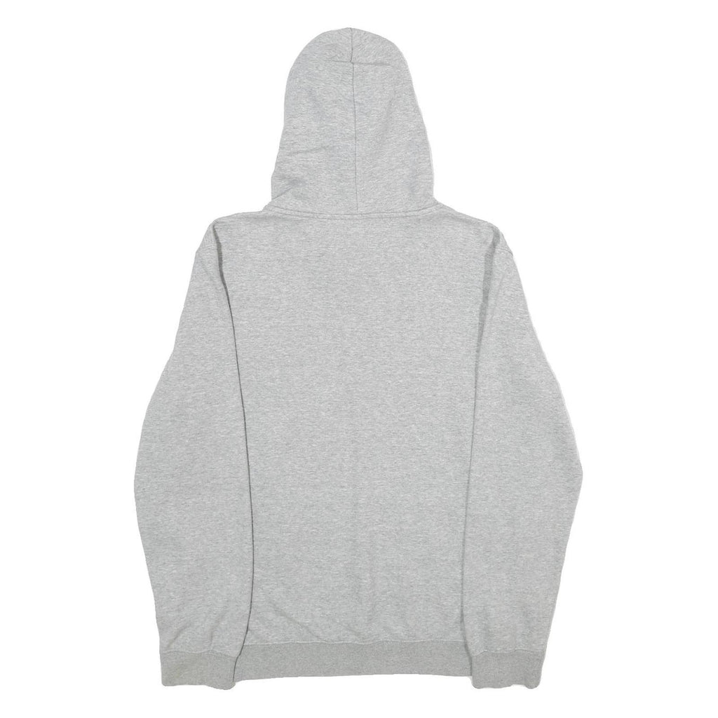 CHAMPION Mens Grey Hoodie M Cotton Blend Pullover Logo Sweatshirt