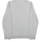 CHAMPION Mens Grey Hoodie M Cotton Blend Pullover Logo Sweatshirt