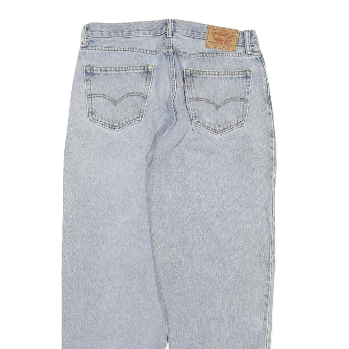 LEVI'S 560 Mens Light Blue Relaxed Tapered Denim Jeans W32 L31 Casual Comfort