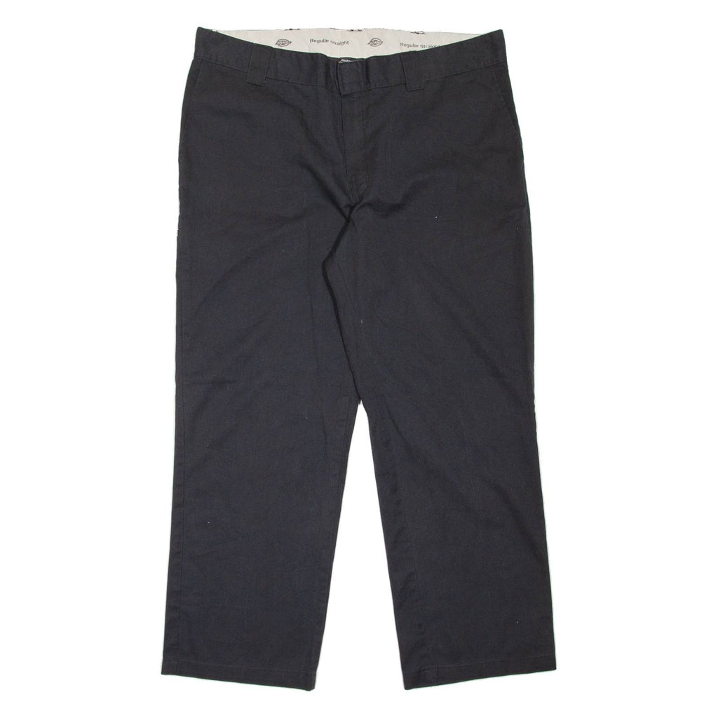 DICKIES Workwear Mens Trousers Black Regular Straight W40 L30