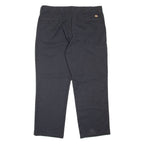 DICKIES Workwear Mens Trousers Black Regular Straight W40 L30