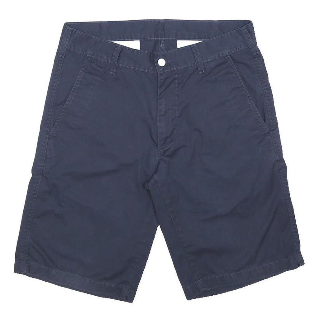 CARHARTT WIP Mens Shorts Navy Casual Cotton M W32 Comfortable Summer Wear