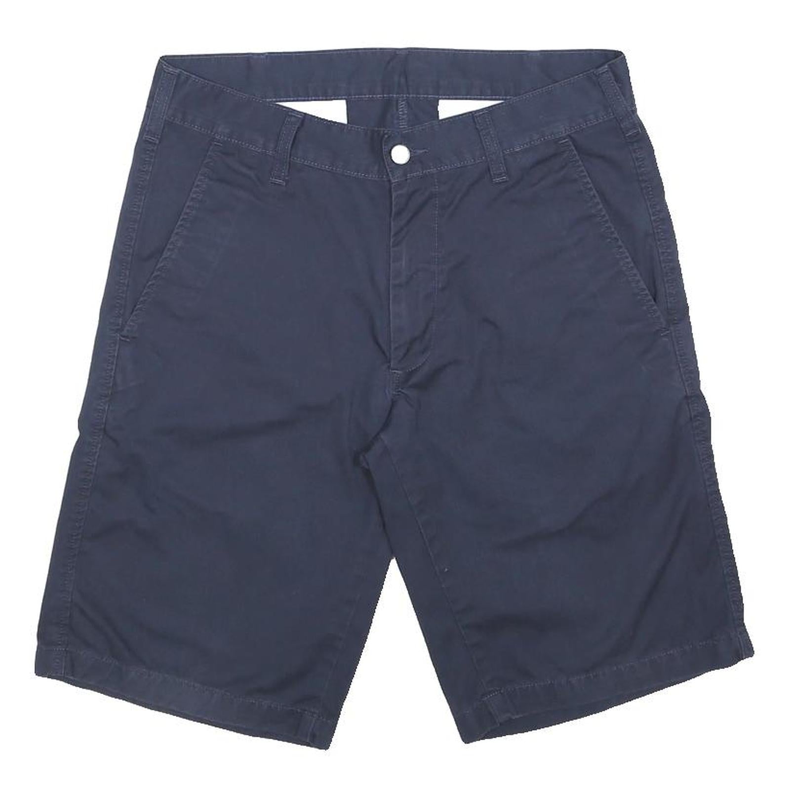 CARHARTT WIP Mens Shorts Navy Casual Cotton M W32 Comfortable Summer Wear