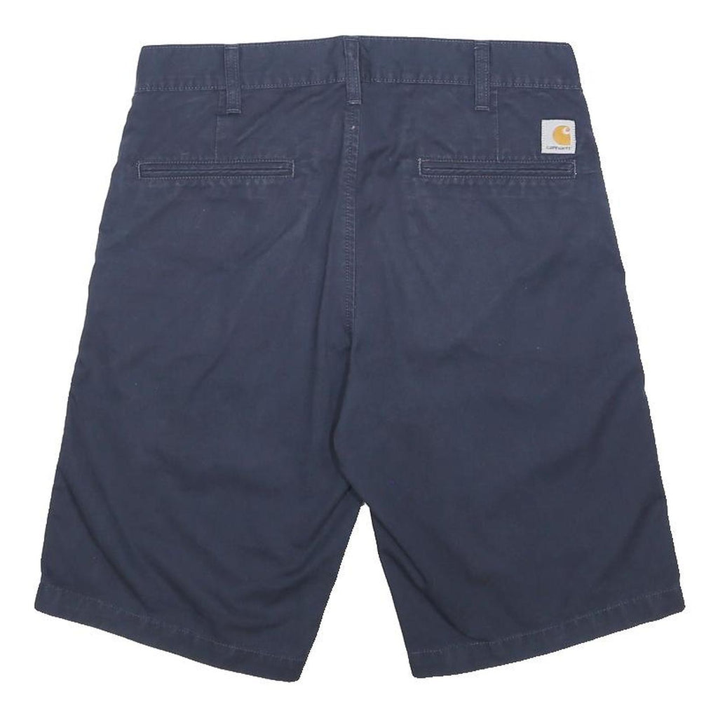 CARHARTT WIP Mens Shorts Navy Casual Cotton M W32 Comfortable Summer Wear