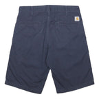 CARHARTT WIP Mens Shorts Navy Casual Cotton M W32 Comfortable Summer Wear