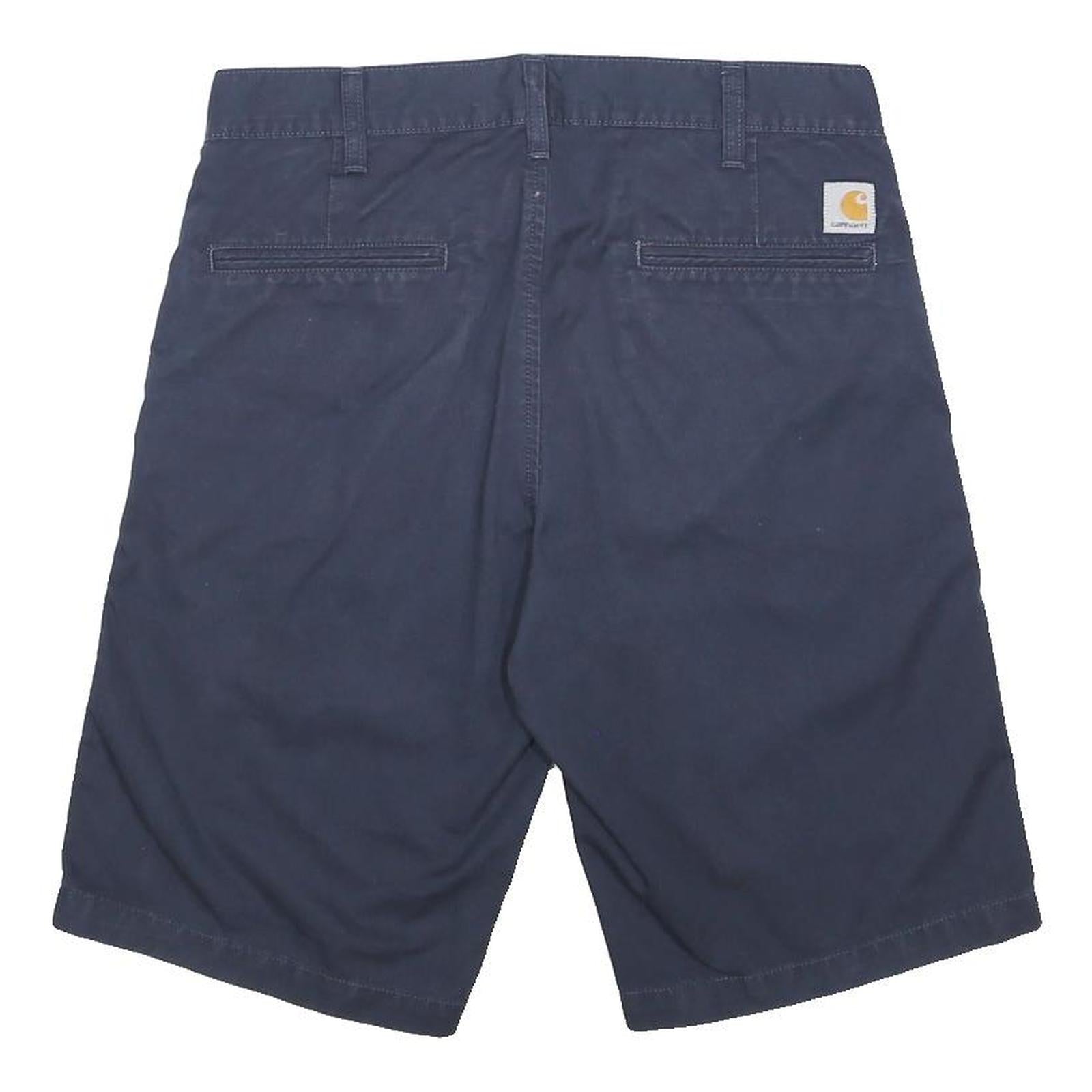 CARHARTT WIP Mens Shorts Navy Casual Cotton M W32 Comfortable Summer Wear
