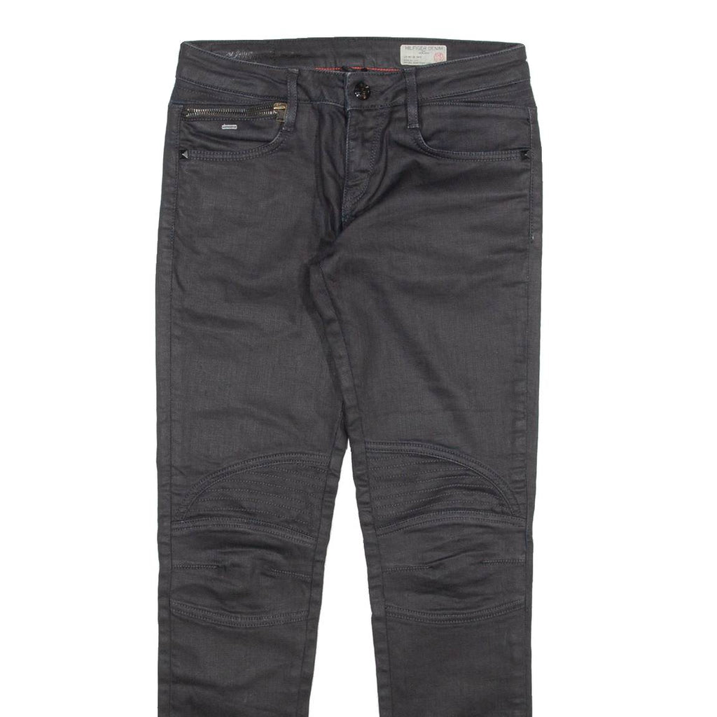 HILFIGER DENIM Womens Jeans Black Slim Skinny W27 L30
