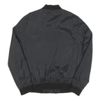 LEVI'S Mens Black Bomber Jacket S Polyester Blend Plain Zip Casual Lightweight